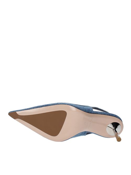 Décolleté Slingback model BELLA in demin fabric LE SILLA | 4245Z080BLU